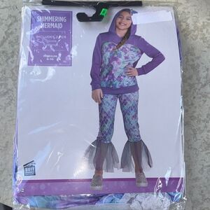 🔥Spirit Shimmering Mermaid Costume - Purple and Blue Sz M8-10 New
